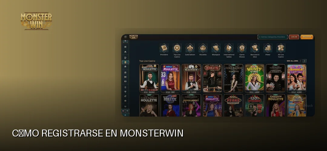 Cómo registrarse en MonsterWin